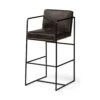 Payton Black Leather | Black Metal | Bar Stool -France and Son Store 0034989 68761 A