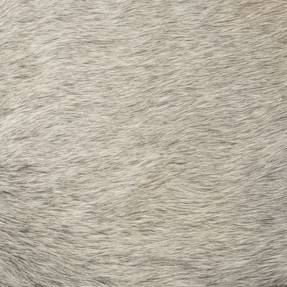 Joyce White/Gray Hair-On-Hide | Gold Metal Bench 7 Joyce White/Gray Hair-On-Hide | Gold Metal Bench - Image 5