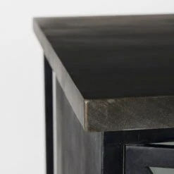 Diana Black Metal Kitchen Avand -France and Son Store 0046503 69211 G