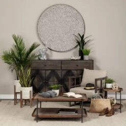 Serena Beige Rudraksha Wall Decor -France and Son Store 0070613 68897 L