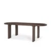 Althea Dark Brown Wood Dining Table -France and Son Store 0088109 70853 A