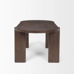 Althea Dark Brown Wood Dining Table -France and Son Store 0088111 70853 C