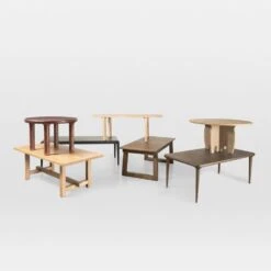 Zeke Medium-Dark Brown Wood | 72" Dining Table -France and Son Store 0089156 70881 AB L