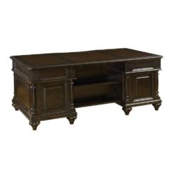 Admiralty Executive Desk - Tamarind -France and Son Store 01 0619 936 Executive Desk Front
