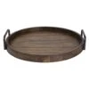 Reine Round Wooden Tray -France and Son Store 01ee40c427ed2740a4a21496e9f2a1cd