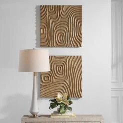 Channels Wood Wall Decor -France and Son Store 04357