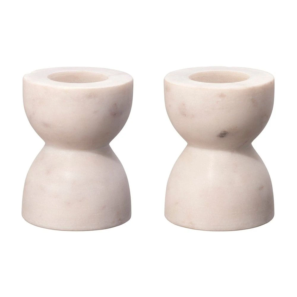 Petit Marble Candlesticks (set Of 2) 3 Petit Marble Candlesticks (set Of 2)