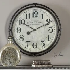 Nakul Industrial Wall Clock -France and Son Store 06449