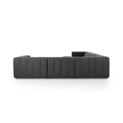 Log Channeled 6-Piece LAF Chaise Sectional - Saxon Charcoal -France and Son Store 100193 004 SID 1