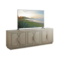Grove Park Long Media Console - Gray -France and Son Store 100SD 661 Silo TV