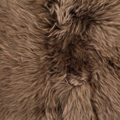 Sylas Lambskin Throw - Taupe Lambskin -France and Son Store 102712 002 DET 1