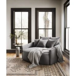 Anaya Media Lounger - Gibson Smoke -France and Son Store 102766 004 HOV 1