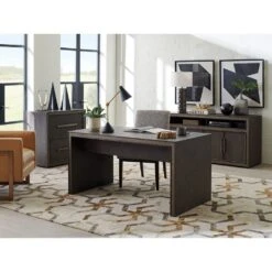 Hampton Media/Home Office Console - Medium Brown -France and Son Store 102 412 WS 04a057f4 160d 4b56 ae88 977adf023801