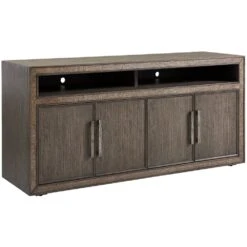 Hampton Media/Home Office Console - Medium Brown