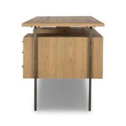 Tyson Desk - Natural Resawn Oak -France and Son Store 104607 002 SID 1