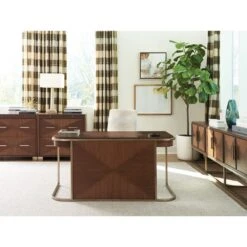Cameron Long Media Console - Dark Brown -France and Son Store 104 410 WS Back 9ca97ed9 bee1 4a73 b25c a27a3183024c