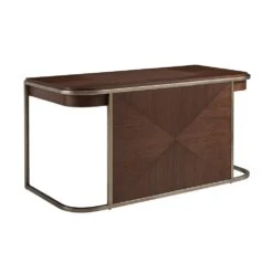 Berwick Writing Desk - Dark Brown -France and Son Store 104 410 silo back
