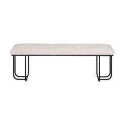 Maverick Bench - Eclipse White -France and Son Store 105015 2