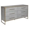 Venice Dresser - Shagreen Leather -France and Son Store 105441 1