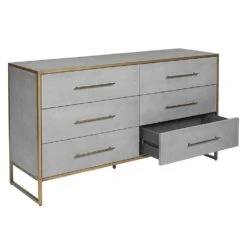 Venice Dresser - Shagreen Leather -France and Son Store 105441 2