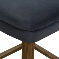 Work Counter Stool - Modern Velvet Shadow -France and Son Store 105649 014 DET 2