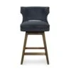 Work Counter Stool - Modern Velvet Shadow -France and Son Store 105649 014 FRT 1 dc014a21 7c7c 4d56 aeb9 ba8c8f07ab3e
