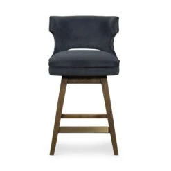 Work Counter Stool - Modern Velvet Shadow