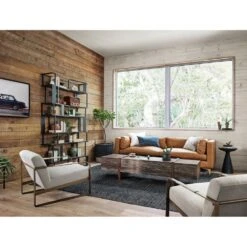 Waverly Sofa - Natural Washed Camel Leather -France and Son Store 105714 003 ROM 1