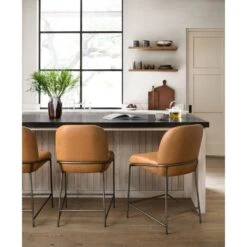 Elodie Bar + Counter Stool - Bar Stool - Sierra Butterscotch -France and Son Store 105785 008 ROM 1