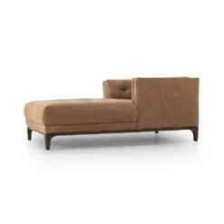 Gideon Chaise Lounge - Palermo Drift, Sienna Brown -France and Son Store 105997 012 DET 5