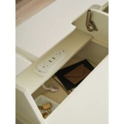 Langley Writing Desk - Linen White -France and Son Store 105 410 outlet det