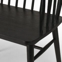 Willow Bench - Matte Black -France and Son Store 107652 011 DET 4