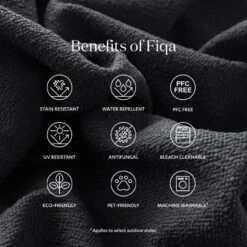 Soraya Bar + Counter Stool - Counter - Fiqa Boucle Slate -France and Son Store 108498 006 INF 1