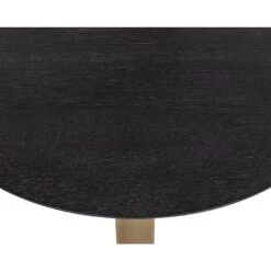Monaco Bar Table - Gold - Grey Marble / Charcoal Grey -France and Son Store 108669 6