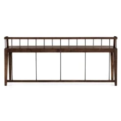 Paloma Bench - Pecan -France and Son Store 109016 001 BCK 1