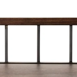 Paloma Bench - Pecan -France and Son Store 109016 001 DET 6