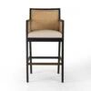 Thayer Cane Bar Stool - Savile Flax