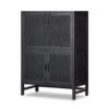 Spencer Bar Cabinet - Black W/ Black Wash Mango -France and Son Store 109084 004 PRM 1