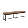 Zancor Bench - Tan Leather -France and Son Store 109404
