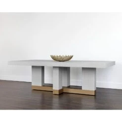 Greco Dining Table - Gauntlet Grey - 94.5" -France and Son Store 109756 5