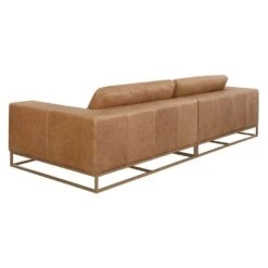Ira Leather Sofa - Camel 13 Ira Leather Sofa - Camel -France and Son Store 111478 2