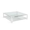 Velvet Square Cocktail - Large - Clear -France and Son Store 115125 surrey acrylic glass large cocktail table 1