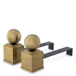 Viviers Andiron Set Of 2 -France and Son Store 115442 0 1 1