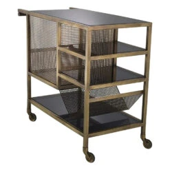 Trolley Sterling Bar Cart -France and Son Store 116159 4 1 1