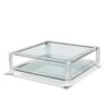 Velvet Grand Square Cocktail Table - Clear -France and Son Store 119093 1