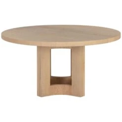 Elma Dining Table - Natural - 60"