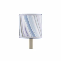 Marble Lavender Paper Drum Chandelier Shade -France and Son Store 153375069ab2a25c616cd50c2e1d2acdbcb873c8