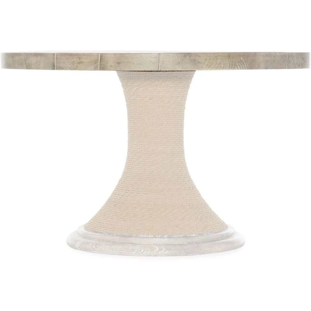 Amani 48in Round Pedestal Dining Table With Wood Top 6 Amani 48in Round Pedestal Dining Table With Wood Top - Image 4