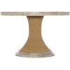 Amani 48in Round Pedestal Dining Table With Wood Top -France and Son Store 1672 75203 80 silo 13266880 d712 470a afd9 34b99979c91f
