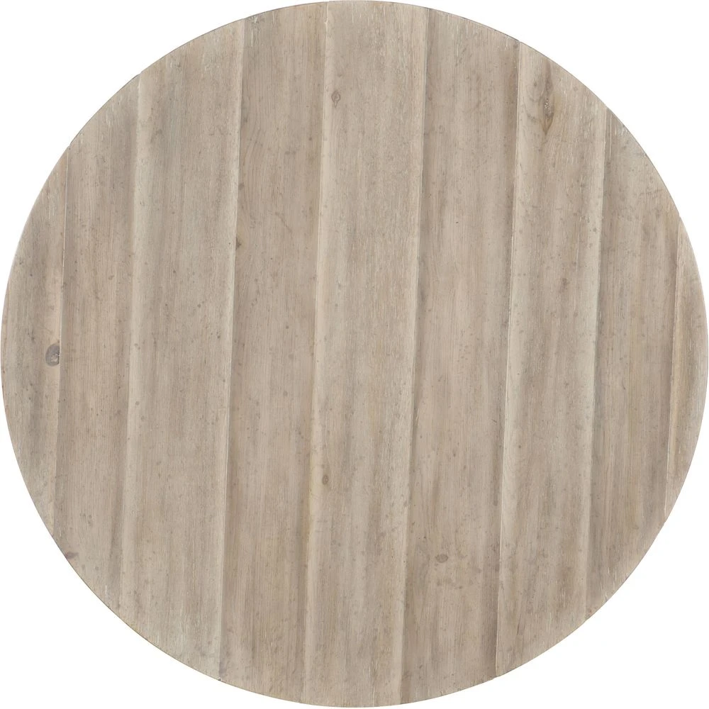 Amani 48in Round Pedestal Dining Table With Wood Top 4 Amani 48in Round Pedestal Dining Table With Wood Top - Image 2